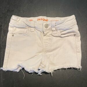 Cat & Jack White Denim Shorts